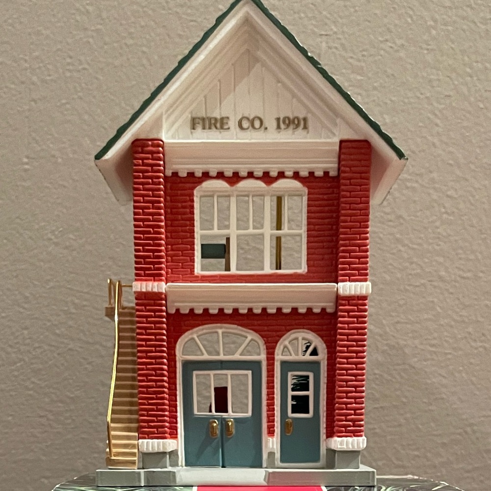 Fire Station - Hallmarked Keepsake collectors edition ornament.